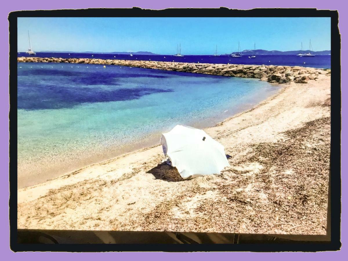 Studio Port D'Hyeres Vue Mer Et Iles De Porquerolles Et Port-Cros エクステリア 写真